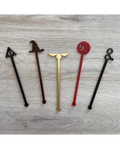 Pack 5 Agitadores Harry Potter Pack 5 Agitadores Harry Potter