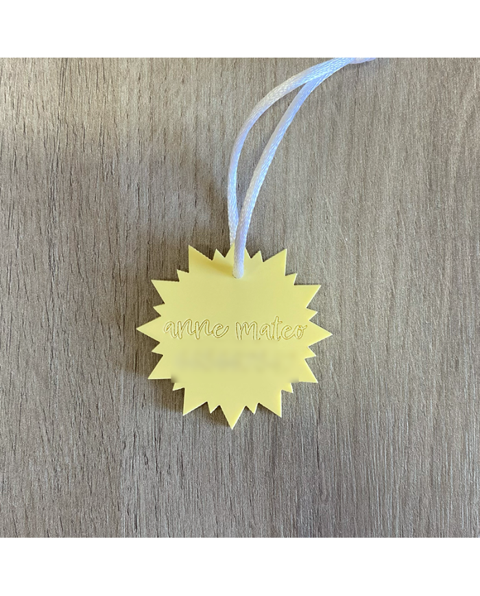 Identificador Mochila de Sol con Nombre y Número