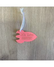 Percha con Silueta de Perro y Nombre