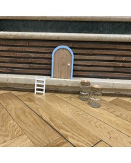 Puerta con Escalera para El Ratoncito Pérez y Bote con Nombre para Diente