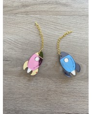 Colgador "Mi testigo" con Forma de Cohete para Bodas