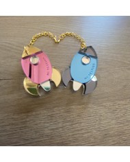 Colgador "Mi testigo" con Forma de Cohete para Bodas