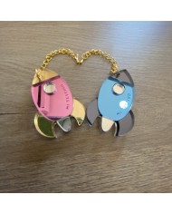 Colgador "Mi testigo" con Forma de Cohete para Bodas