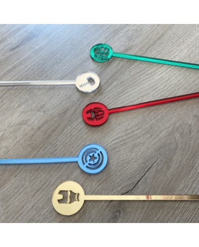 Pack 5 Agitadores Marvel