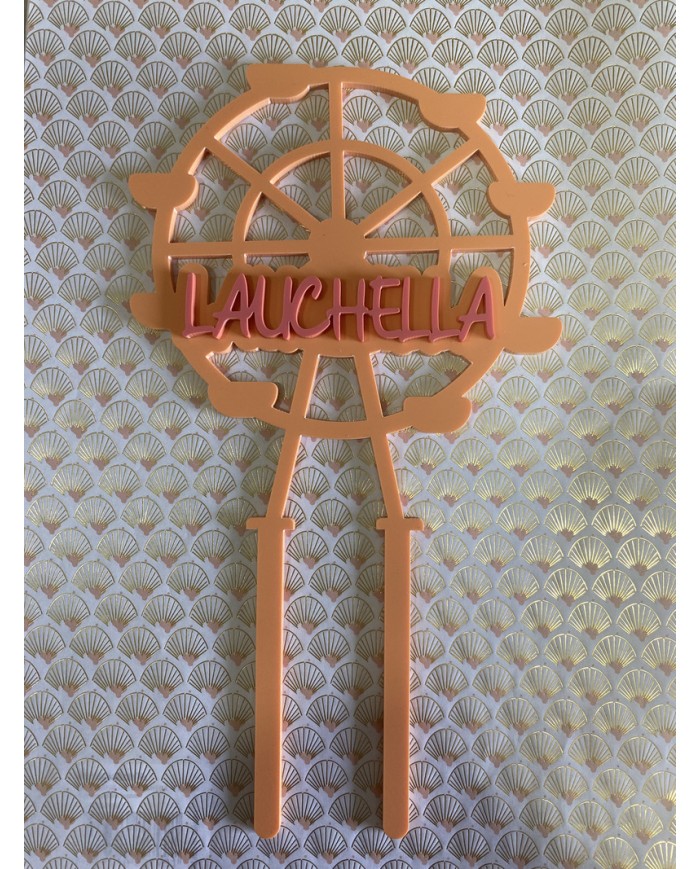 Topper Noria con Nombre