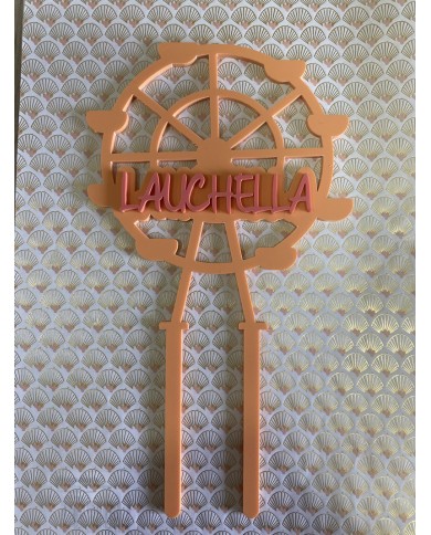 Topper Noria con Nombre