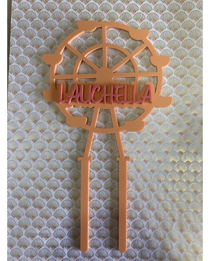 Topper Noria con Nombre