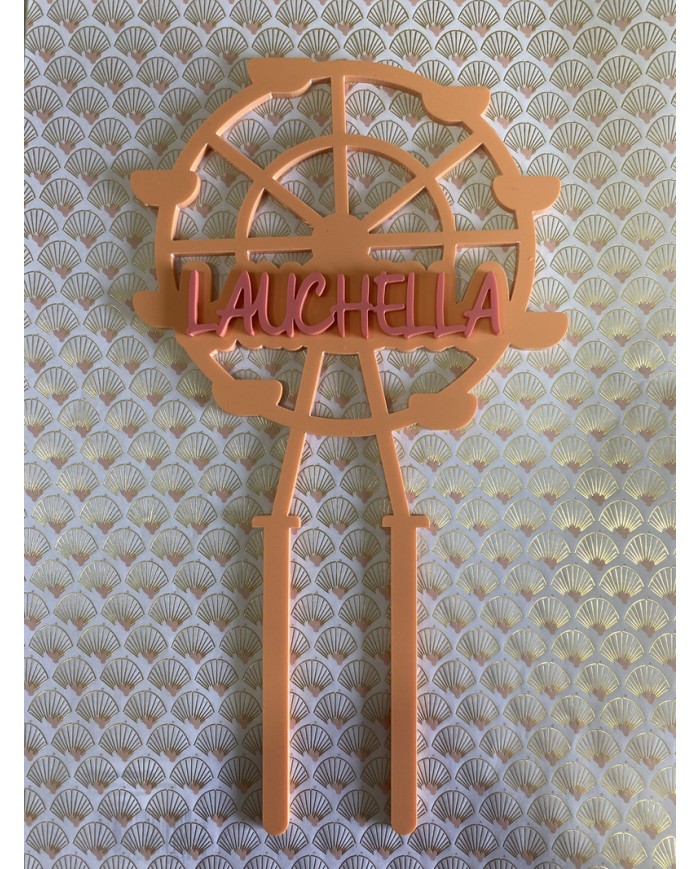 Topper Noria con Nombre