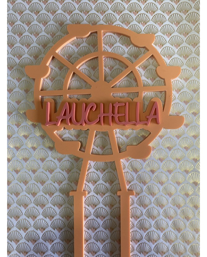 Topper Noria con Nombre