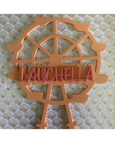 Topper Noria con Nombre