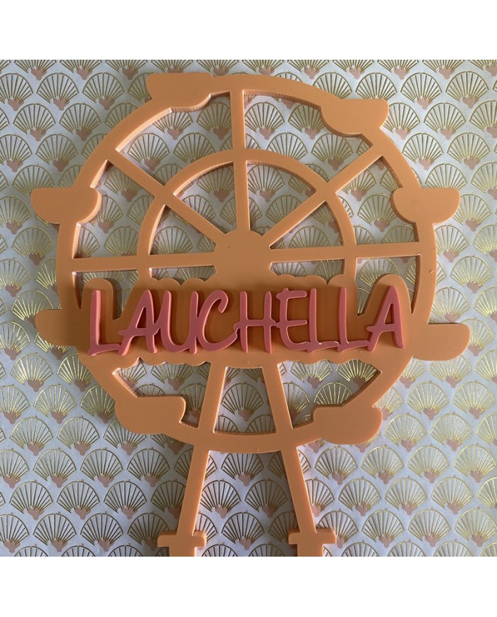 Topper Noria con Nombre