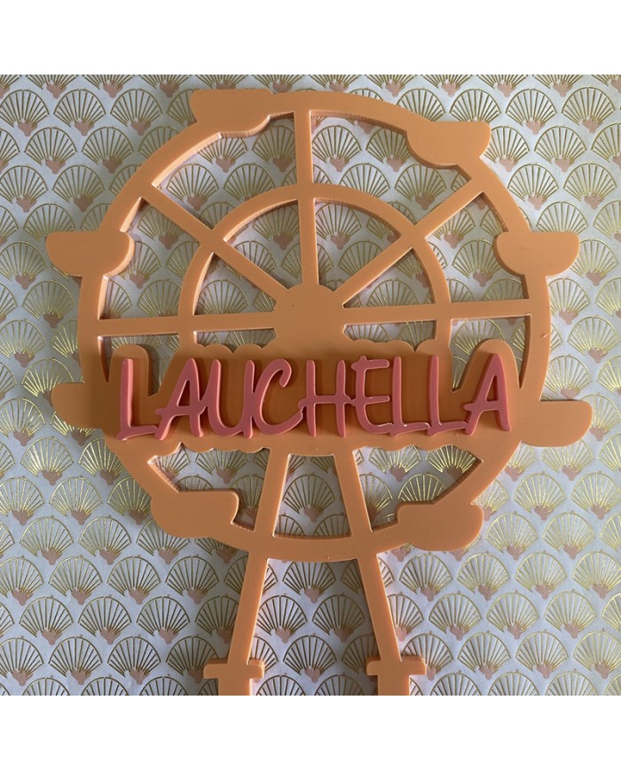 Topper Noria con Nombre