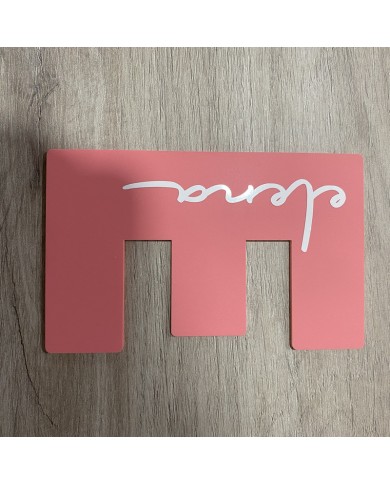 Inicial con Nombre en Vinilo