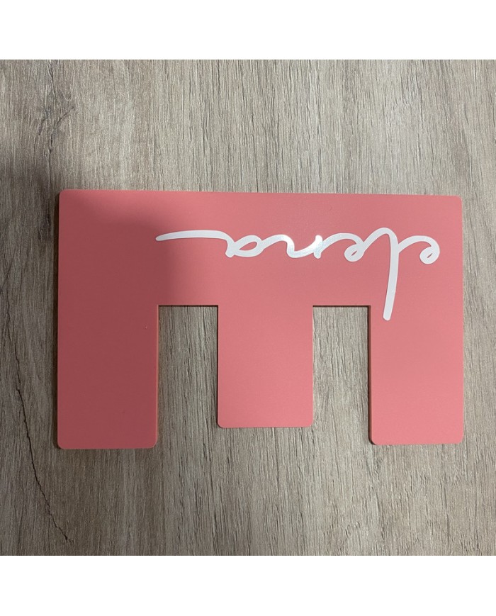 Inicial con Nombre en Vinilo