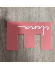 Inicial con Nombre en Vinilo