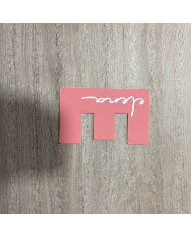 Inicial con Nombre en Vinilo