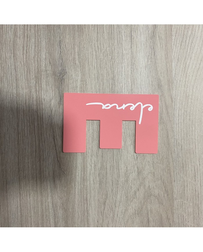 Inicial con Nombre en Vinilo