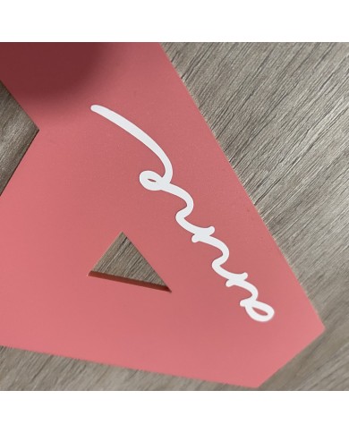 Inicial con Nombre en Vinilo