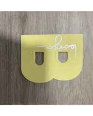 Inicial con Nombre en Vinilo