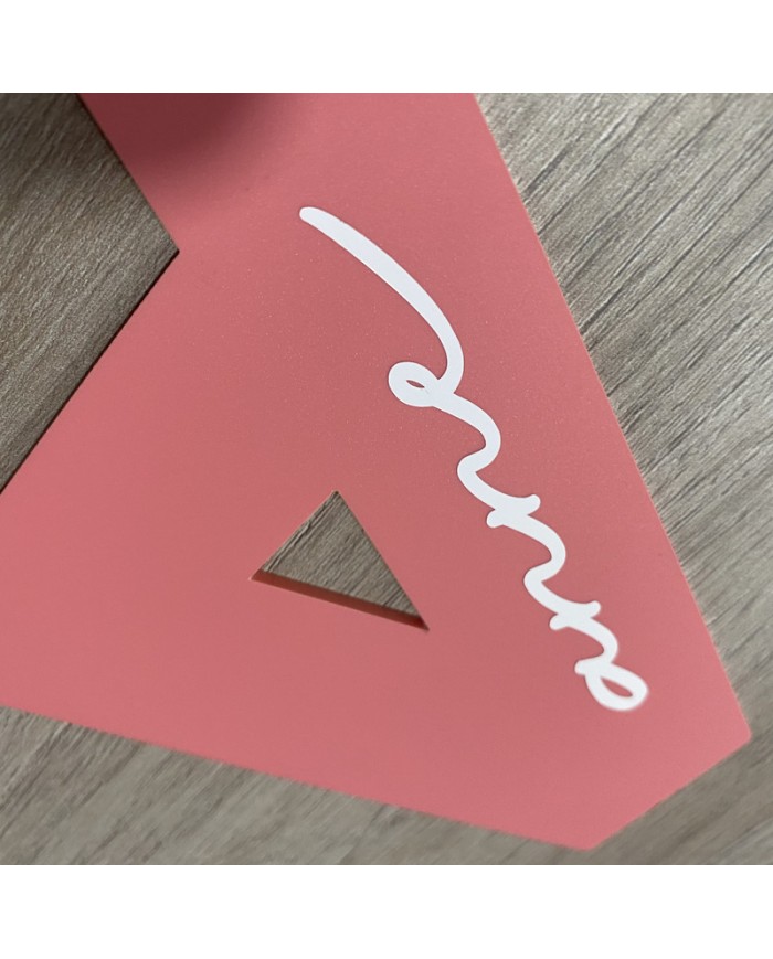 Inicial con Nombre en Vinilo