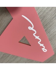 Inicial con Nombre en Vinilo