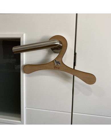 Percha con Silueta de Perro y Nombre