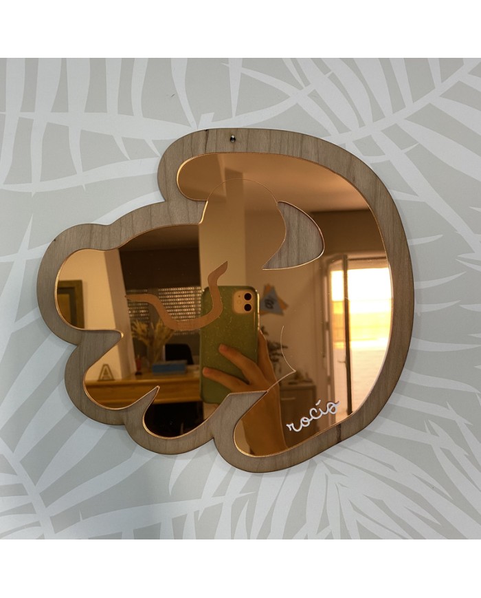 Espejo Simba de El Rey León con Nombre