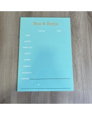 Organizador de Menú Semanal con Lista de la Compra