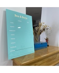 Organizador de Menú Semanal con Lista de la Compra