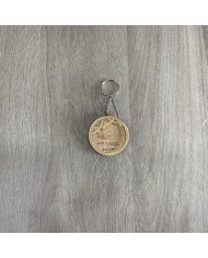 Llavero "Hasta la luna y vuelta" con Nombres