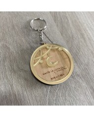 Llavero "Hasta la luna y vuelta" con Nombres