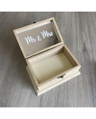 Joyero Mr & Mrs para Arras o Alianzas con Nombres y Fecha Grabados Joyero Mr & Mrs para Arras o Alianzas con Nombres y Fecha Grabados