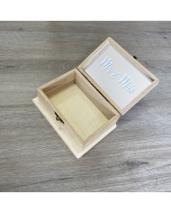 Joyero Mr & Mrs para Arras o Alianzas con Nombres y Fecha Grabados Joyero Mr & Mrs para Arras o Alianzas con Nombres y Fecha Grabados