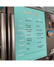 Organizador de Menú Semanal con Lista de la Compra