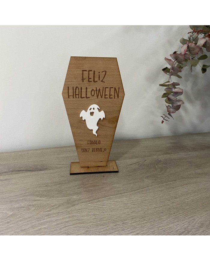 Base Decorativa Personalizada Feliz Halloween para la Entrada