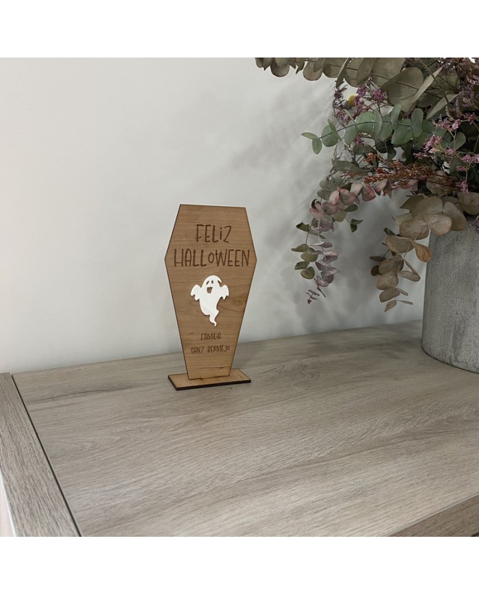 Base Decorativa Personalizada Feliz Halloween para la Entrada