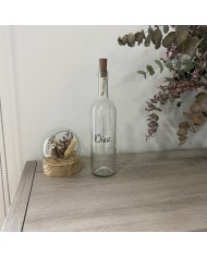 Mesero Botella con Luces de LED con Vinilo Negro