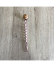 Chupetero de Madera Personalizado con Nombre Grabado