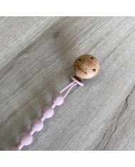 Chupetero de Madera Personalizado con Nombre Grabado