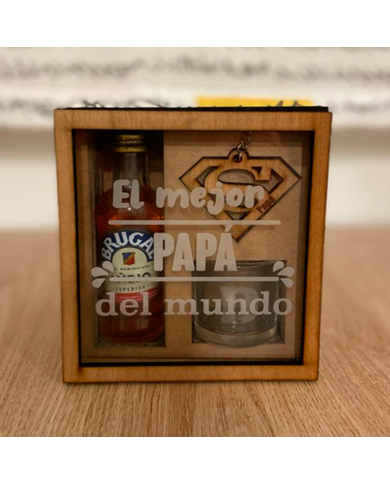 Pack Hucha: Bebida + Llavero + Vaso de Chupito Pack Hucha: Bebida + Llavero + Vaso de Chupito