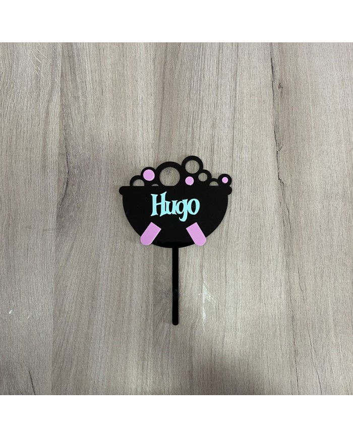 Topper Caldero con Nombre