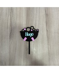 Topper Caldero con Nombre