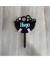 Topper Caldero con Nombre