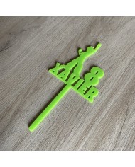 Topper Ben10 con Nombre y Número