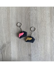 Llavero Casco de Moto de Metacrilato con Nombre