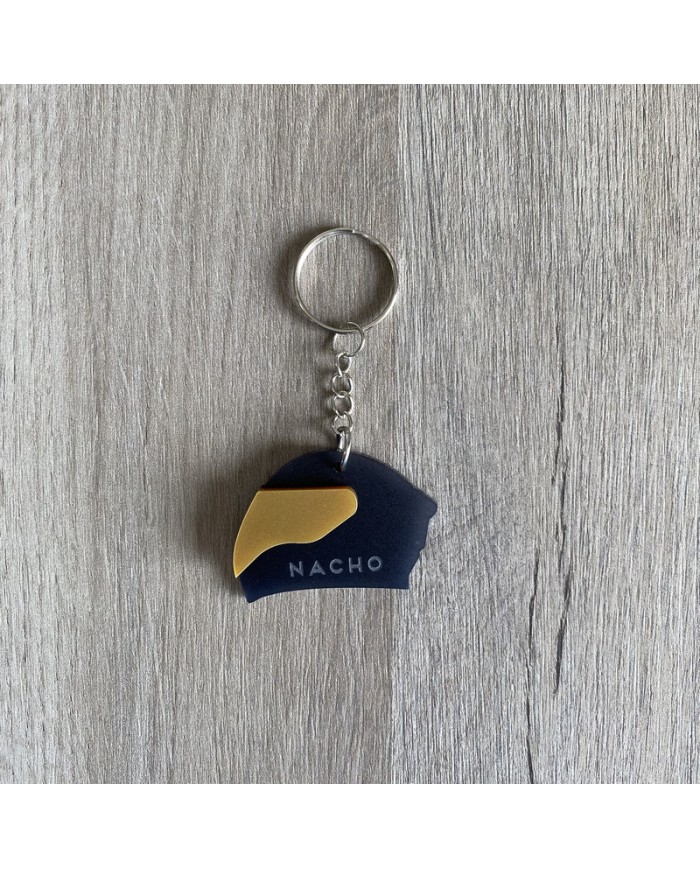 Llavero Casco de Moto de Metacrilato con Nombre