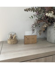 Mesero Decorativo Cassette - Madera