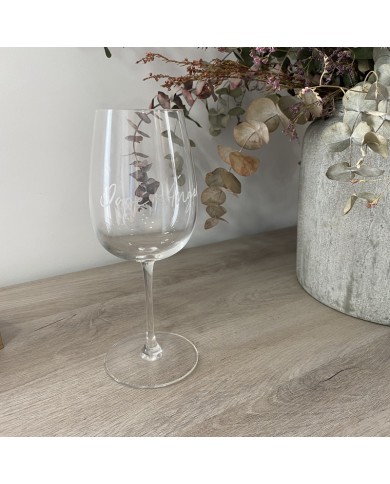 Copa de Vino Grabada