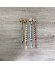 Chupetero de Madera Personalizado con Nombre Grabado