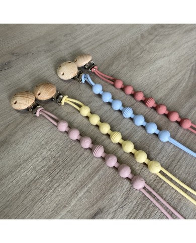 Chupetero de Madera Personalizado con Nombre Grabado